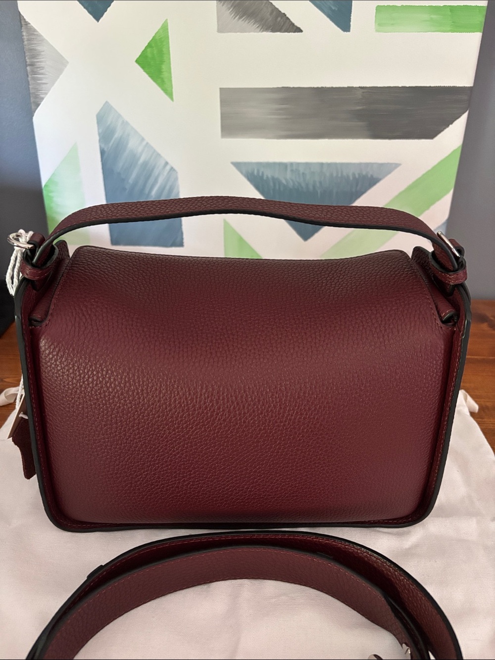 NWT The Horse Clementine Bag in Burgundy Leather - Picture 2 of 9